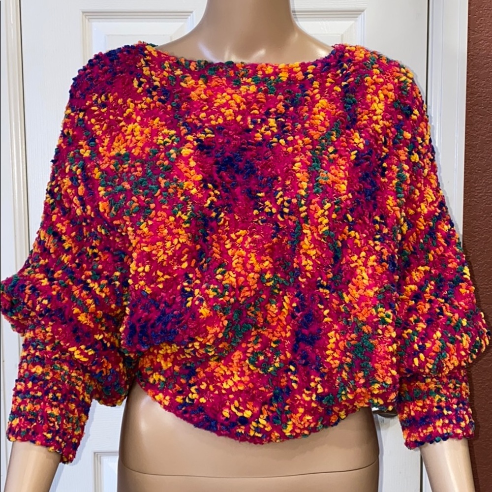 ❤️Colorful Shrug Crop Sweater